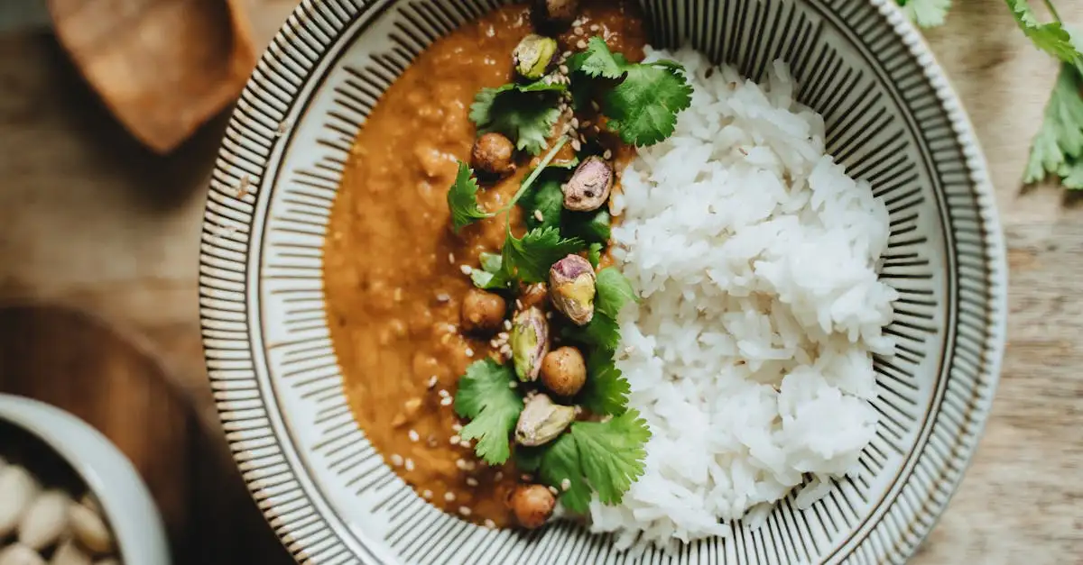 Heerlijke vegan curry ah maken voor een snelle maaltijd